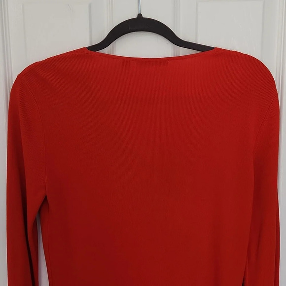Cyrus Orange Flare Sleeve Sweater - Picture 10 of 13